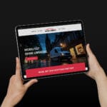 Branding Automotive Drive Xperts Website Design Tablet Ansicht